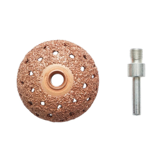 Polírozó sapka gumiabroncsokhoz 50mm, 36-os szemcseméret, 3/8 inch szár