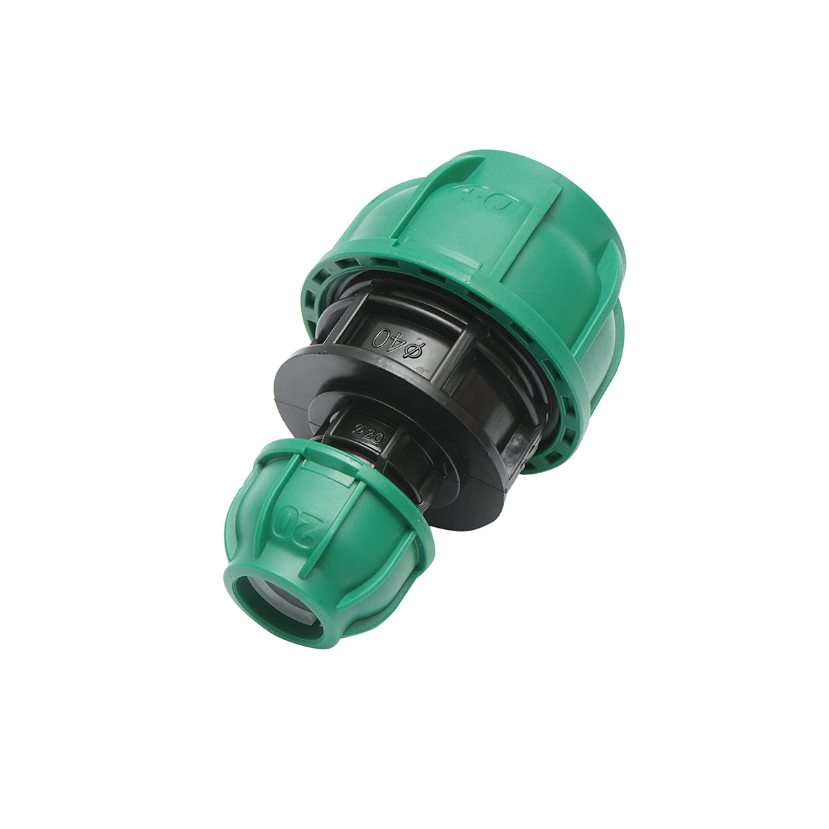 D40x20mm PN10 dugaszolóaljzat, csökkentett csatlakozó D40x20mm PN10 Rúd öntözőrendszerekhez