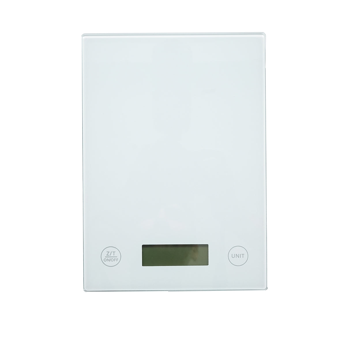 5 kg-os elektronikus konyhai mérleg, tára funkció, biztonsági üveg platform