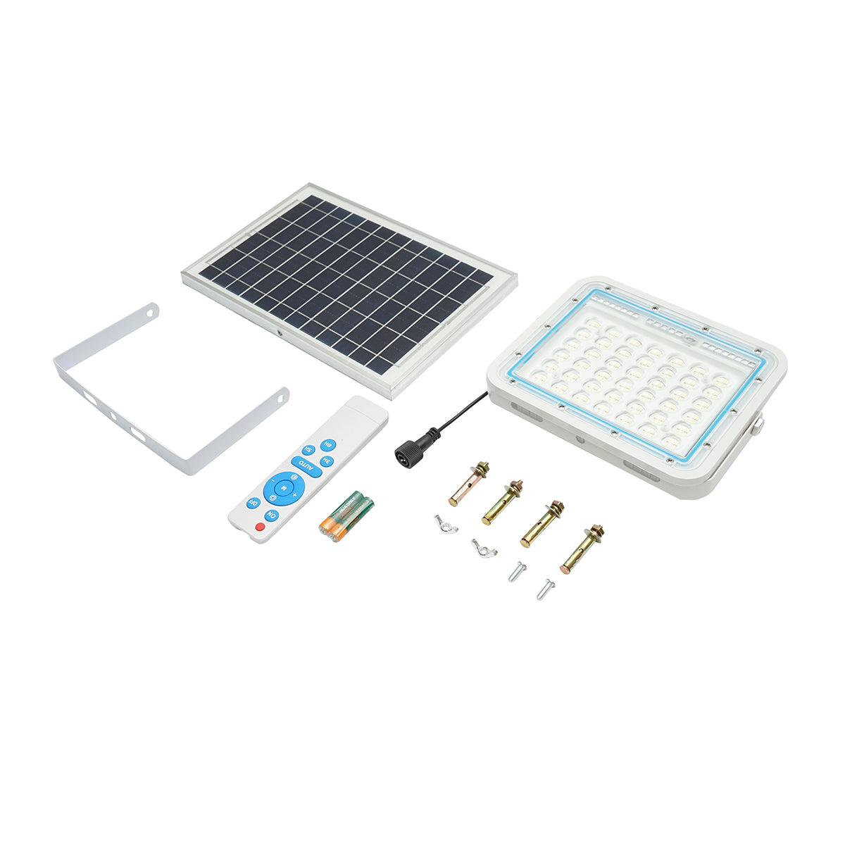 100W ledes reflektor 8W-os napelemmel, 5000mAh akkumulátorral és IP66-os távirányítóval Breckner Germany