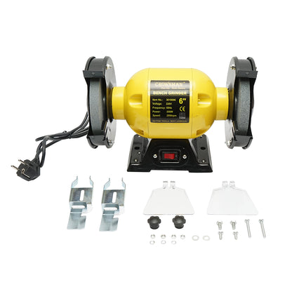 Padcsiszoló 250W, 220V, 150x16x12.7mm csiszolókorong, 2950rpm Crownman