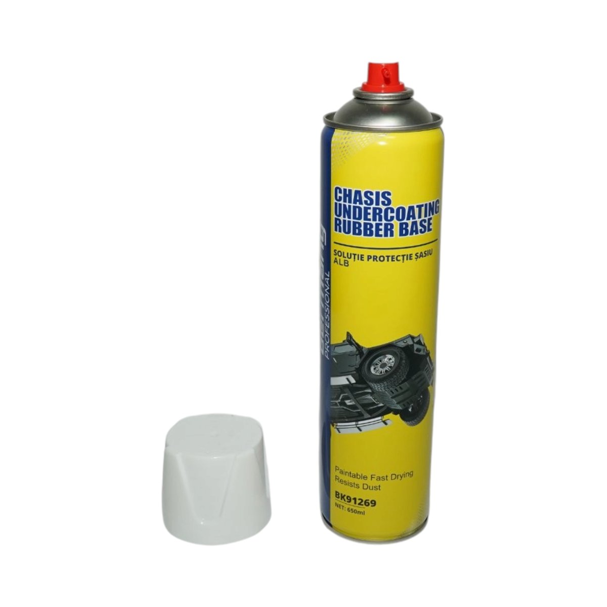 Antikorróziós alvázvédő spray gumírozott fehér 650ml Breckner Germany