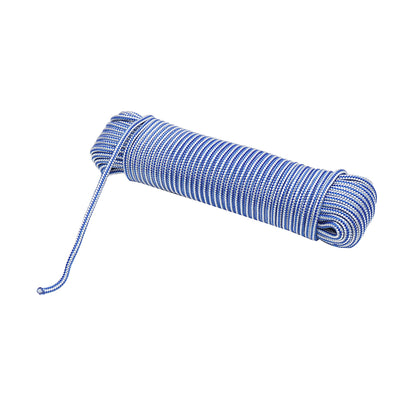 PP fonott zsineg 5mmx25m, fehér/kék Breckner Germany