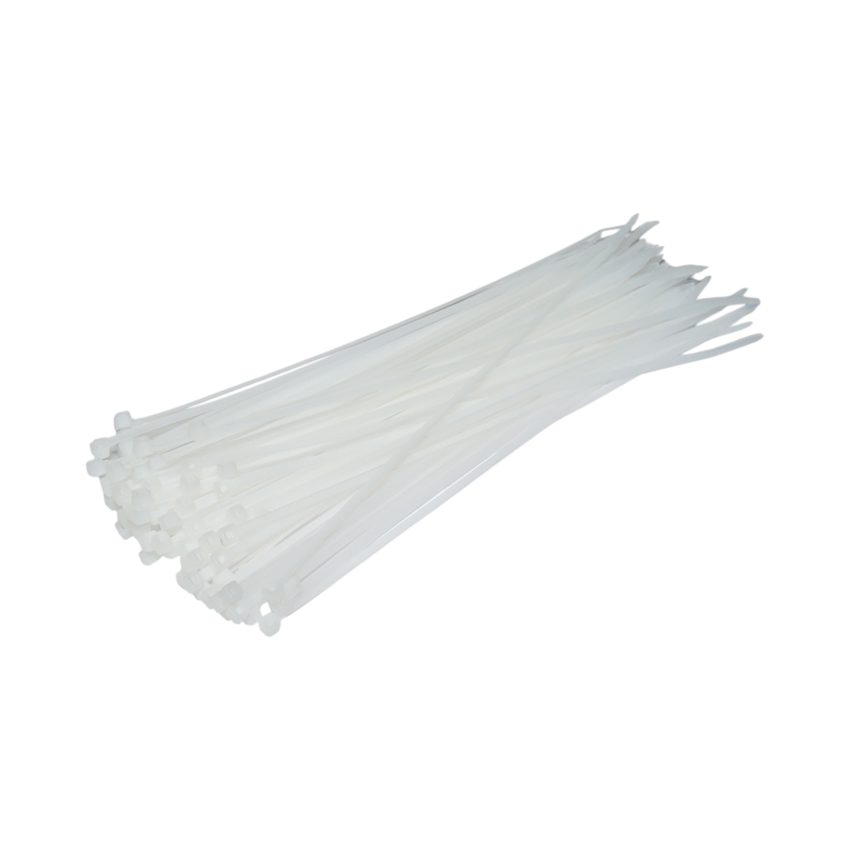 Longroad fehér műanyag kábelkötegelő 3.6x250mm 100 db/szett
