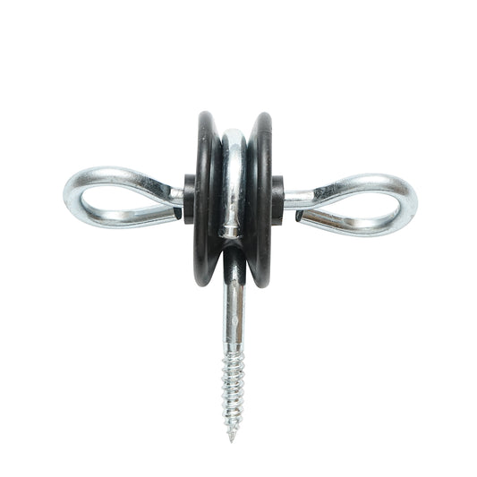 Szigetelő dupla rögzítéssel fi 5.8mm 93x84mm elektromos kerítés Mezofarm