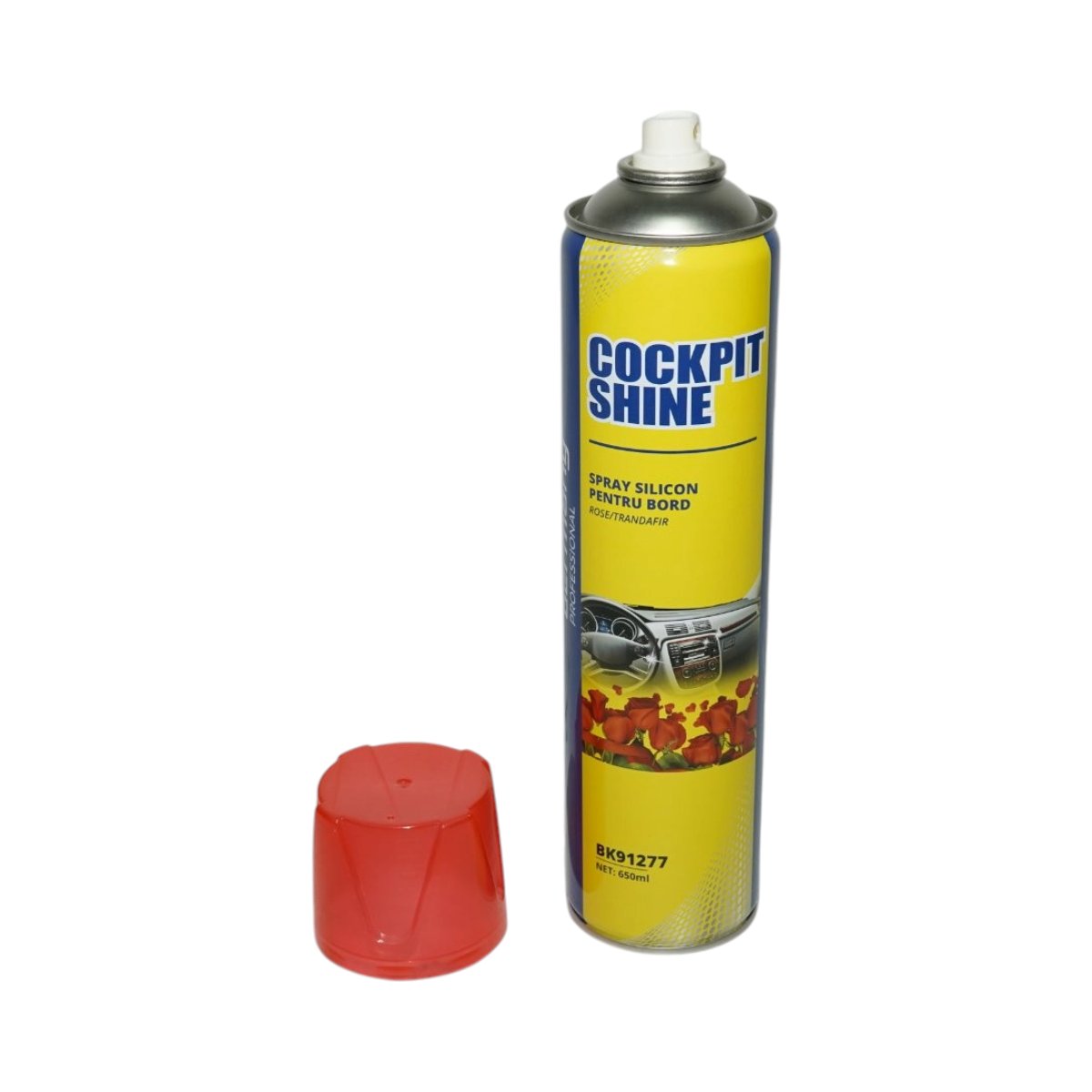 Szilikon műszerfal spray antisztatikus rózsa 650ml Breckner Germany