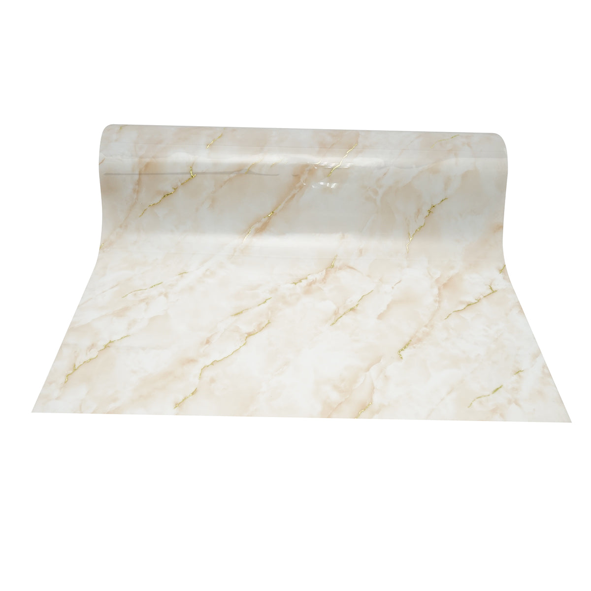 Tekercs védőfólia dekoratív asztallaphoz PVC szilikonizált 0,8x20m, vastagság 1,2mm, természetes márványminta Breckner Germany