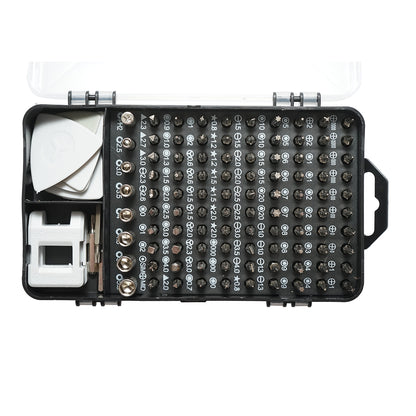 Precíziós csavarhúzó készlet bitek, torx, kereszt, hatszögletű, elektronika 139 db