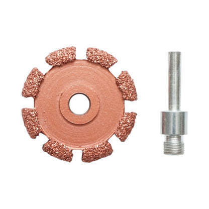 Csiszolókorong gumiabrazív 50x7mm, K36 szemcseméret, 3/8 inch hatszögletű szár