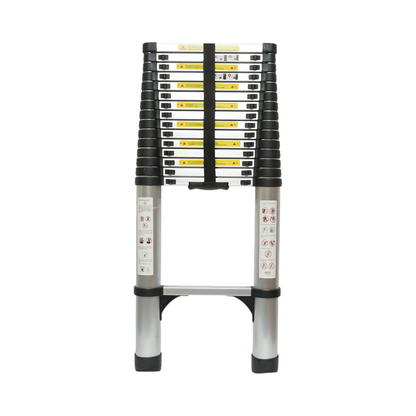 Breckner Germany teleszkópos alumínium létra 6.2m, 16 csúszásmentes fokozat, maximális terhelés 150kg