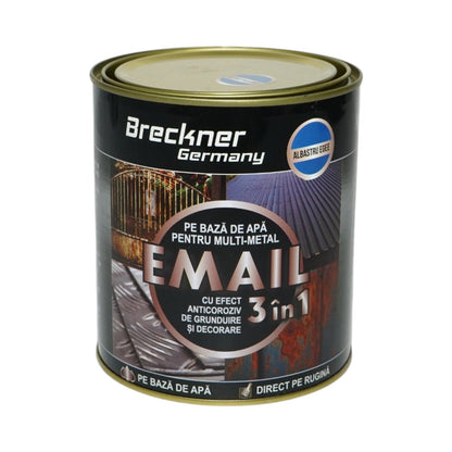 Breckner Germany 3 az 1-ben rozsdagátló zománcfesték fém felületekhez 750g égei kék, közvetlenül a rozsdára, vízalapú