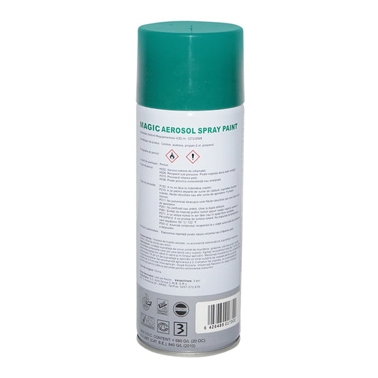Festék spray Magic zöld szín 6016 400 ml, fémre, fára, műanyagra
