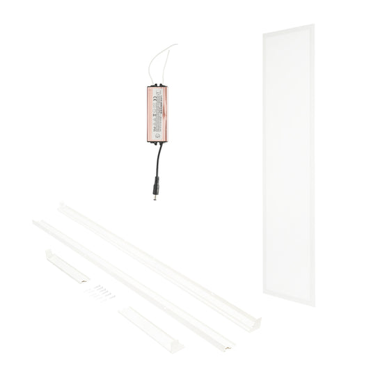 Vékony LED panel 40W, 220V, IP20, 6500K, 1200x300mm, keretbe foglalható Breckner Germany