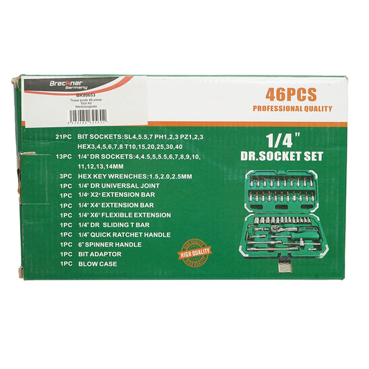 Tok, torx, hatlapos racsnis 46 db Breckner Germany