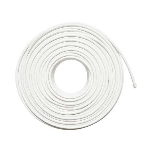 RG6 koaxiális CCTV kábel Q5+ 1mm réz, 75 Ohm, fehér PVC 100m/tekercs