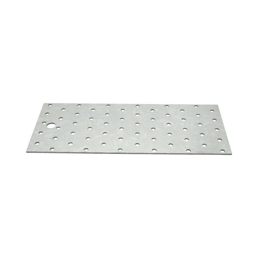 Perforált lemez 100x240mm, vastagság 2mm, horganyzott acél