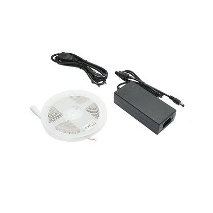 LED szalag LED 2835 9.6W/m 3000K, 12-220V tekercs 5m, 120 LED/m IP20 Breckner Germany