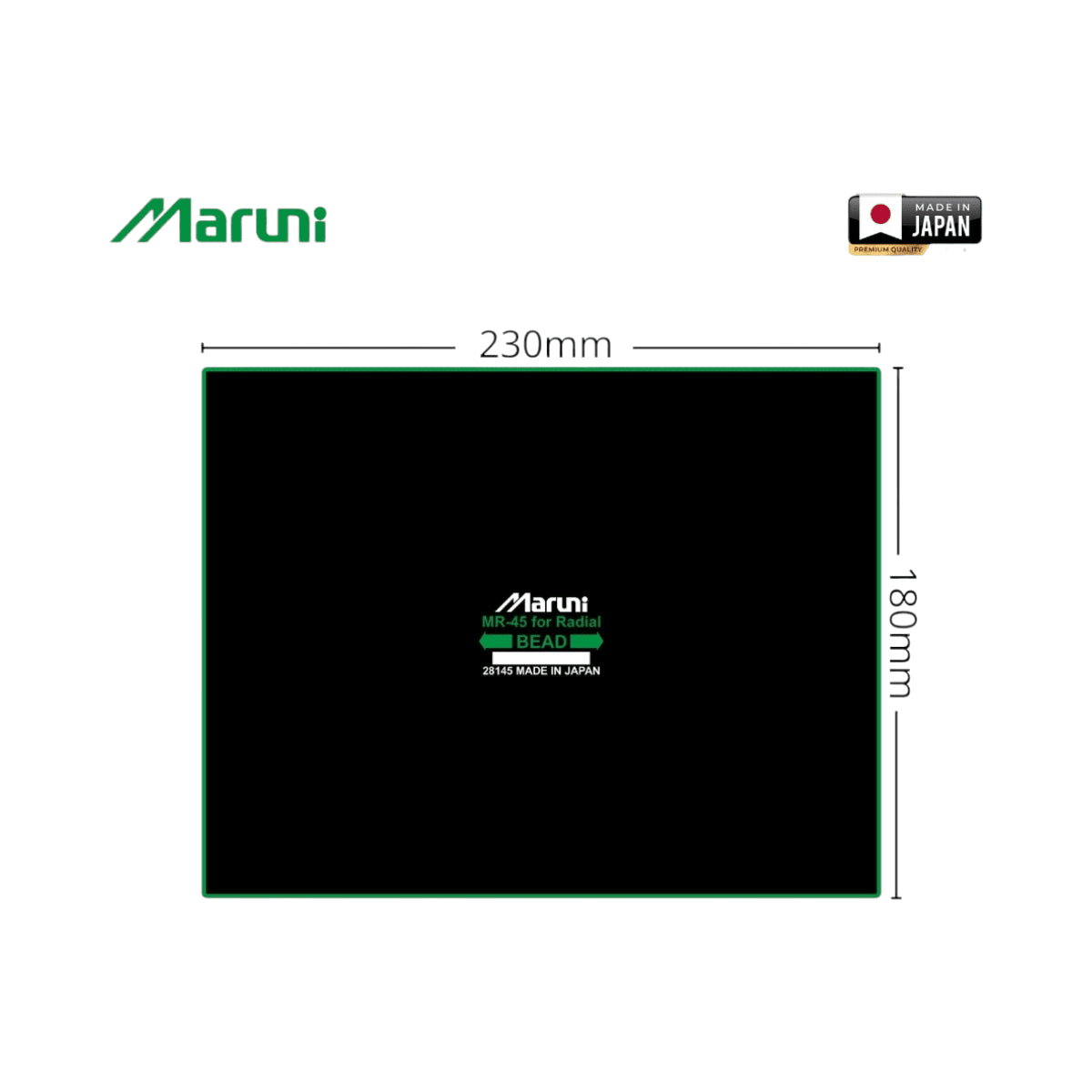 Radiális gumiabroncs vulkanizációs javítófoltok 180x230mm MR-45 Barna, gyártva Japánban