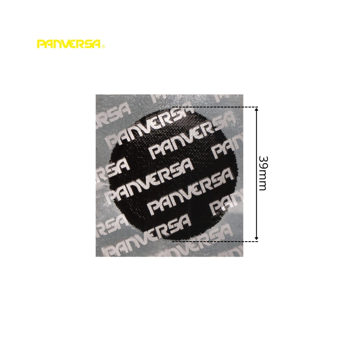 Vulkanizáló foltok kerek 39mm PP1 Panversa belső csövekhez