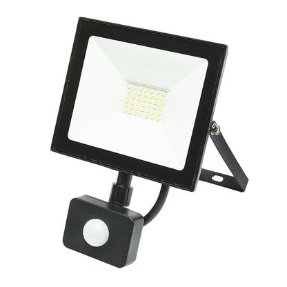 LED reflektor 30W, 2700lm, 6400K, IP44 220V-240V tápegység mozgásérzékelővel Breckner Germany