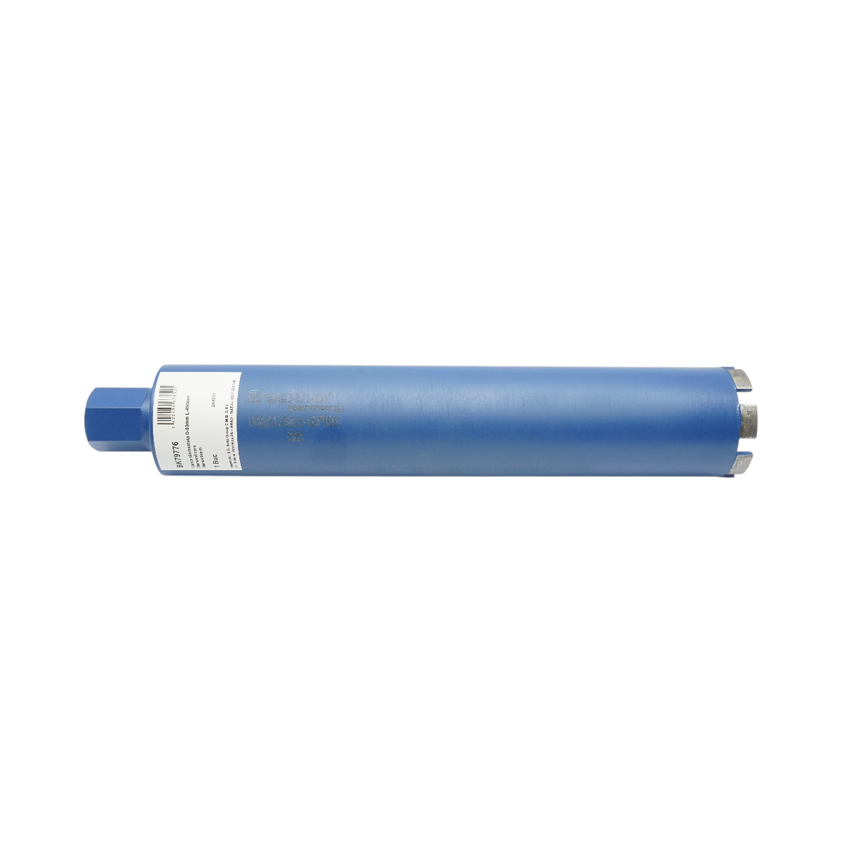 Gyémánt magfúrófej 83x450mm, 1-1/4 UNC belső menettel, nedves fúrás betonhoz, téglához Breckner Germany