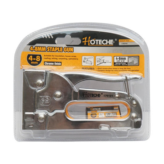Kézi kárpitos tűzőgép 4-8 mm-es kapcsokkal Hoteche