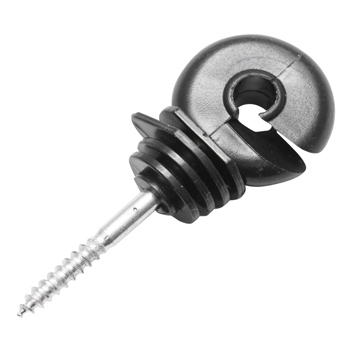Kompakt szigetelő fekete fekete fekete 5.4mm 87x37mm elektromos kerítés Mezofarm
