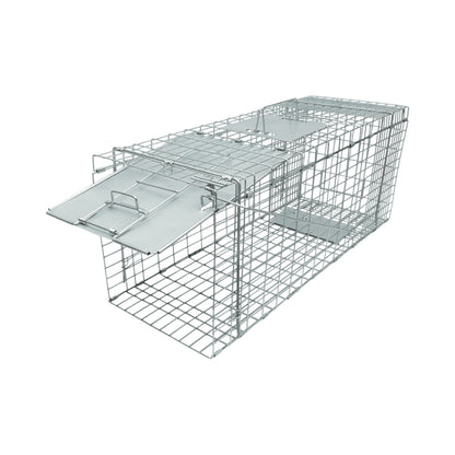 Összecsukható fém ketrec csapda kis állatok befogására 78x30x32cm
