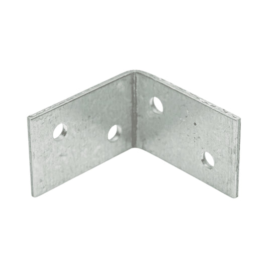 Összekötő bilincs 40x40x25mm, vastagság 2mm, horganyzott acél