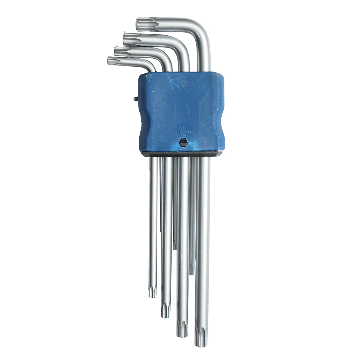 9 darab Torx T10-T50 (1,5-10 mm) hosszú karú T10-T50 dugókulcsos kulcskészlet Cr-V gömbfejjel