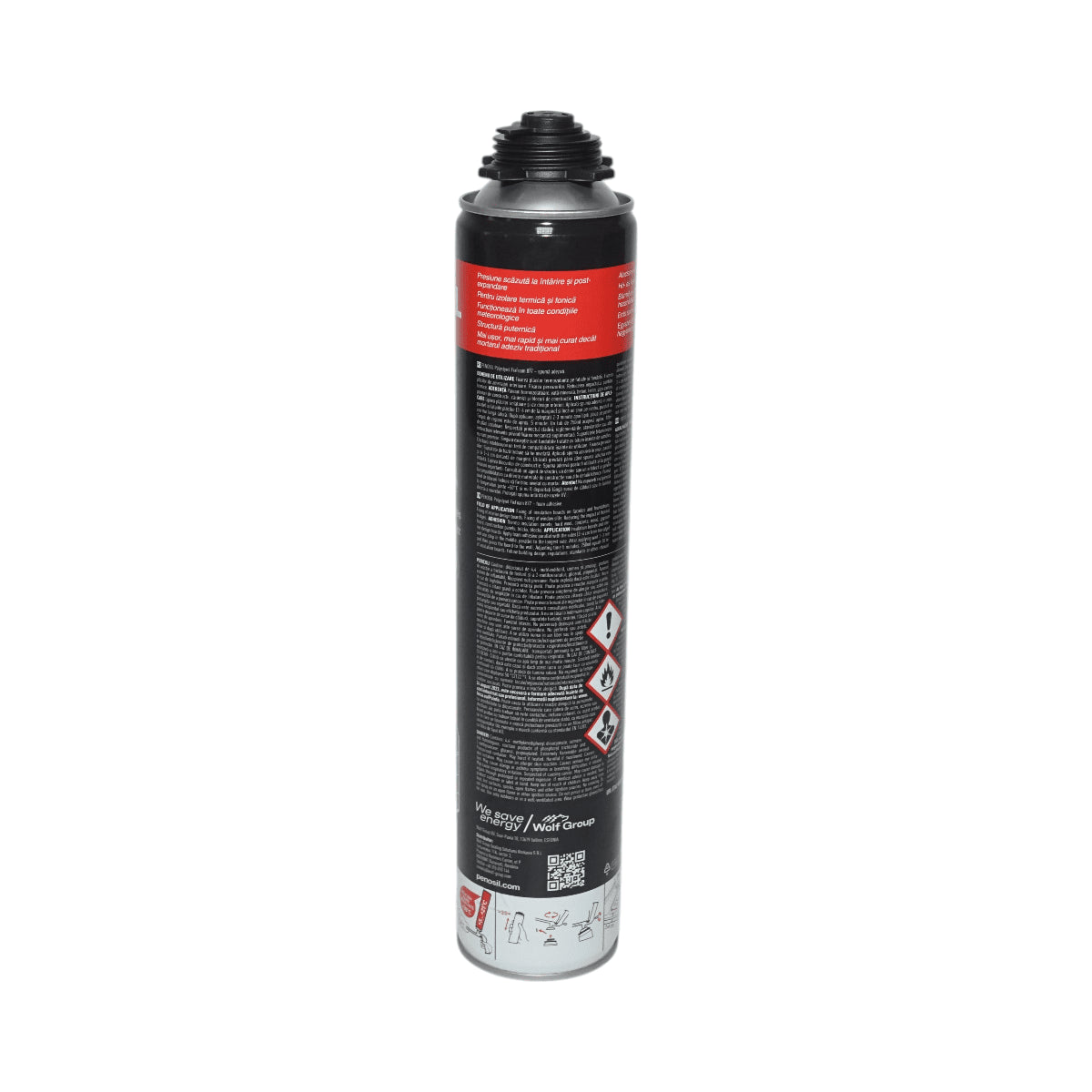 Ragasztóhab polisztirol táblákhoz 750ml Penosil Polystyrol FixFoam 877