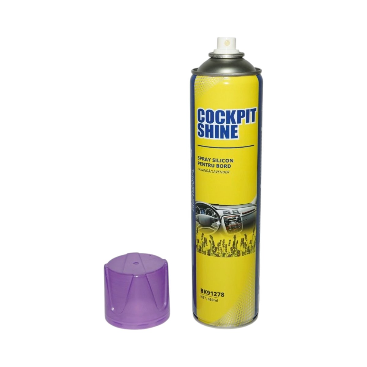 Szilikon műszerfal spray antisztatikus levendula 650ml Breckner Germany