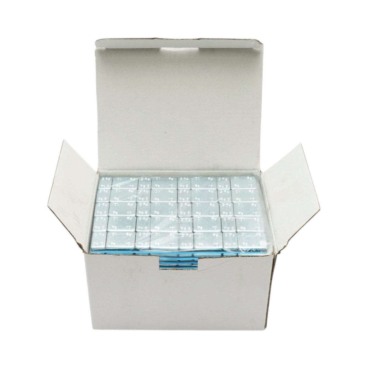 Önműködő ragasztós cinkozott ellensúlyok kerékegyensúlyozáshoz Fe 60g (5gx4 db + 10gx4 db) 100 szalag/doboz