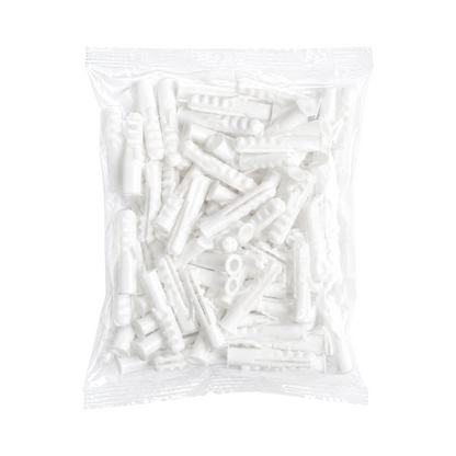 Univerzális műanyag dübel fehér 6x30mm 100 db/szett