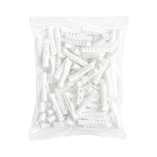 Univerzális műanyag dübel fehér 6x30mm 100 db/szett