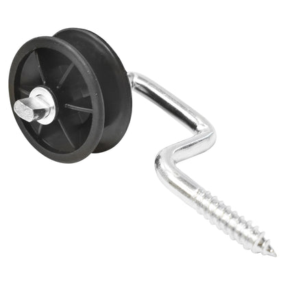 Fekete szigetelő résszel fi 6.9mm 107x54mm elektromos kerítés Mezofarm