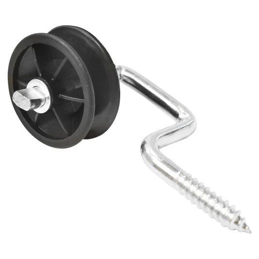 Fekete szigetelő résszel fi 6.9mm 107x54mm elektromos kerítés Mezofarm