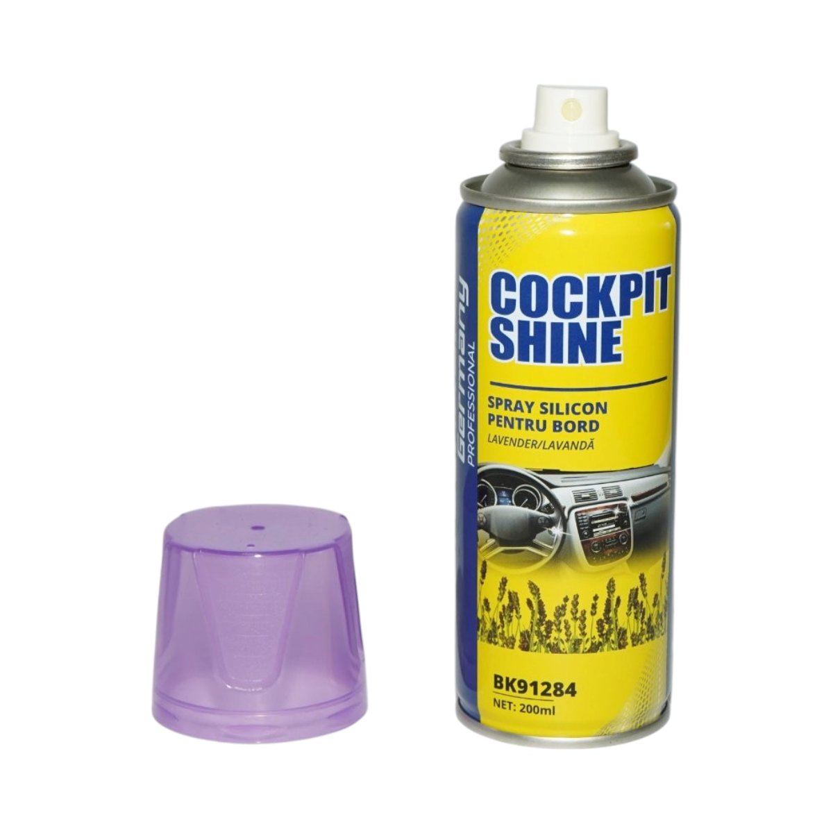 Szilikon műszerfal spray antisztatikus levendula 200ml Breckner Germany