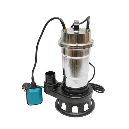 Szennyvízszivattyú, merülő vízelvezető úszóval 1000W, 380L/min, magasság 12m, 220V Breckner Germany