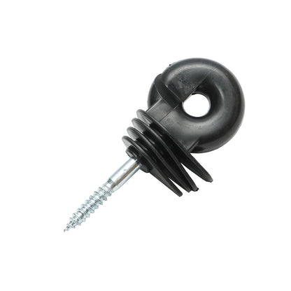 Kompakt gyűrűs szigetelő fekete fekete fekete 5.9mm 91x40mm elektromos kerítés Breckner Germany