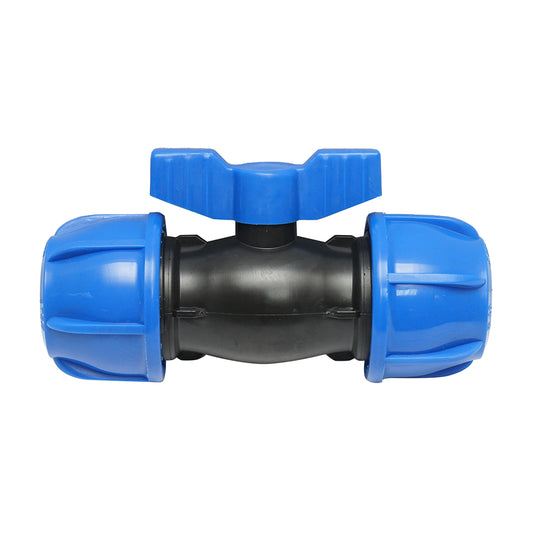 D40x40mm, PN16, öntözőrendszerekhez való tömörítő golyóscsap D40x40mm, PN16