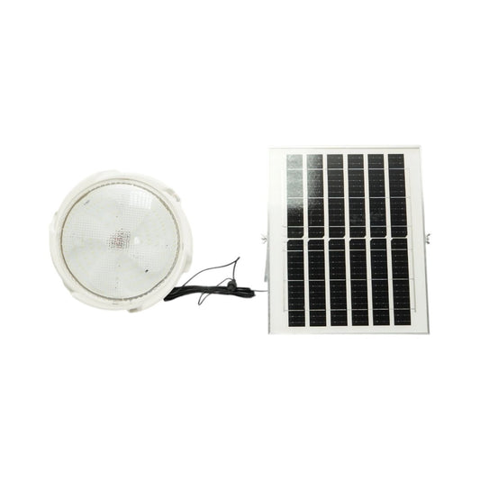Napelemes LED mennyezeti lámpa 200W, 6500K 12W napelem panellel, 5400mAh akkumulátor, mozgásérzékelő és távirányító IP65 Breckner Germany