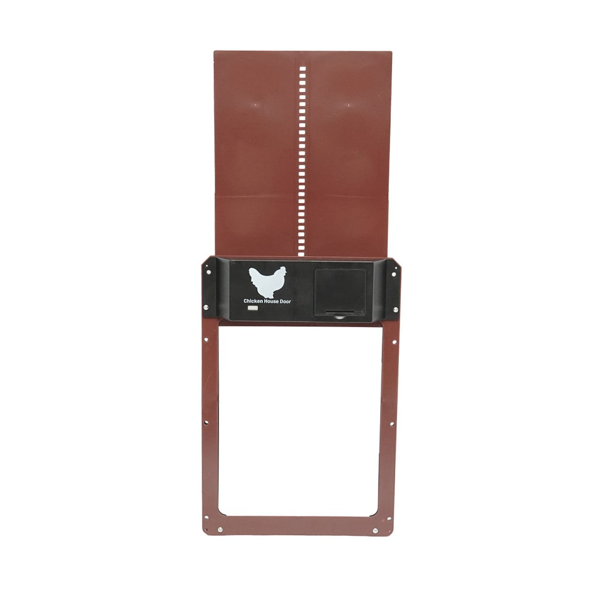 Automatikus ketrecajtó tyúkoknak, madaraknak, fényérzékelővel 35x24x3.7cm 3AA elemmel