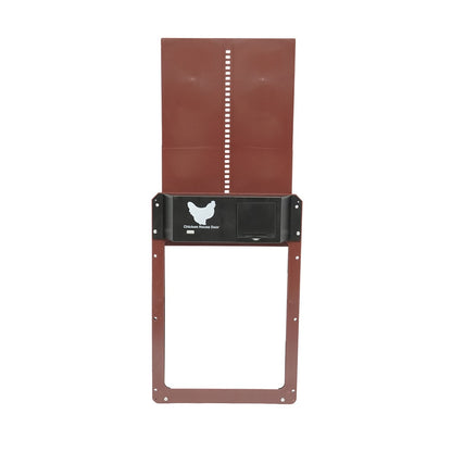 Automatikus ketrecajtó tyúkoknak, madaraknak, fényérzékelővel 35x24x3.7cm 3AA elemmel