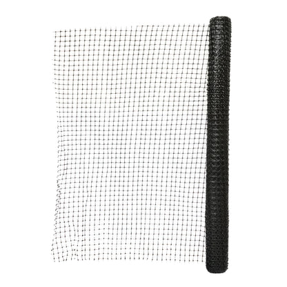 Kerítésháló 90cmx10m 20x20mm-es szemekkel, fekete színű