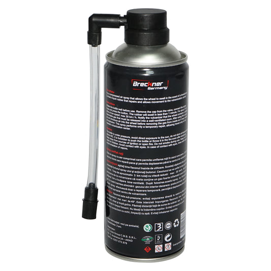 Szilikon gumiabroncs befújó spray gumiabroncs javítására 450ml Breckner Germany