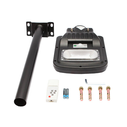 Napelemes LED utcai lámpa 50W, 6500K, IP65, napelemmel és oszlopra szerelhető Breckner Germany