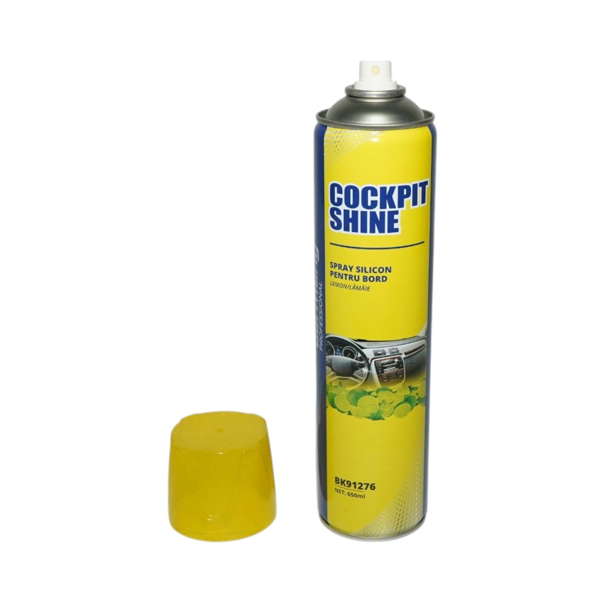 Szilikon műszerfal spray antisztatikus citrom 650ml Breckner Germany