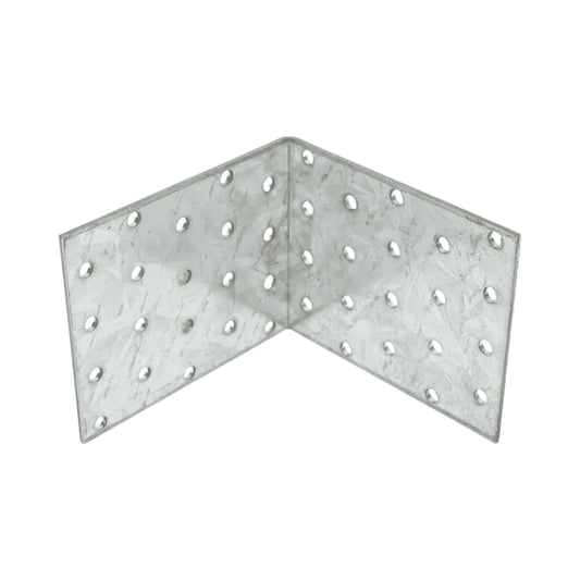 Összekötő zár 100x100x80mm, vastagság 2.5mm, horganyzott acélból