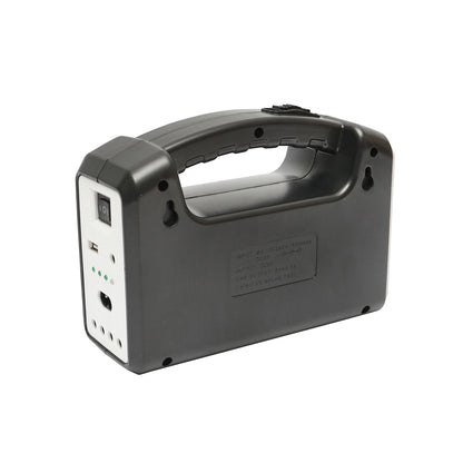 Hordozható LED világító készlet 3 izzóval / reflektorral, napelemmel és akkumulátorral 6V, 4,5 Ah a halászathoz, kempingezéshez GD-7COB